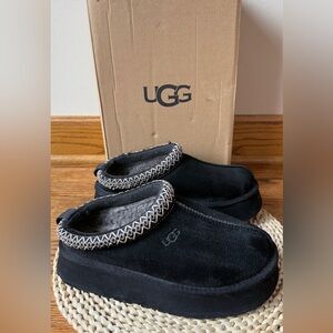UGG Black Suede Slip-Ons Tazz II Women’s size US 7 used